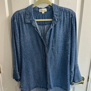 Cloth and Stone soft denim blouse.